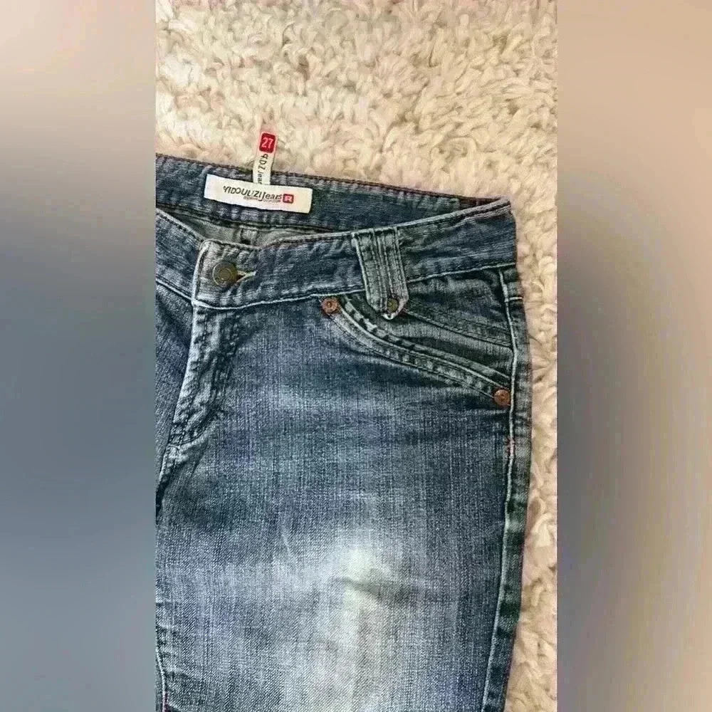 Yidoulizi Denim Jeans, vintage wash - Picture 7 of 11